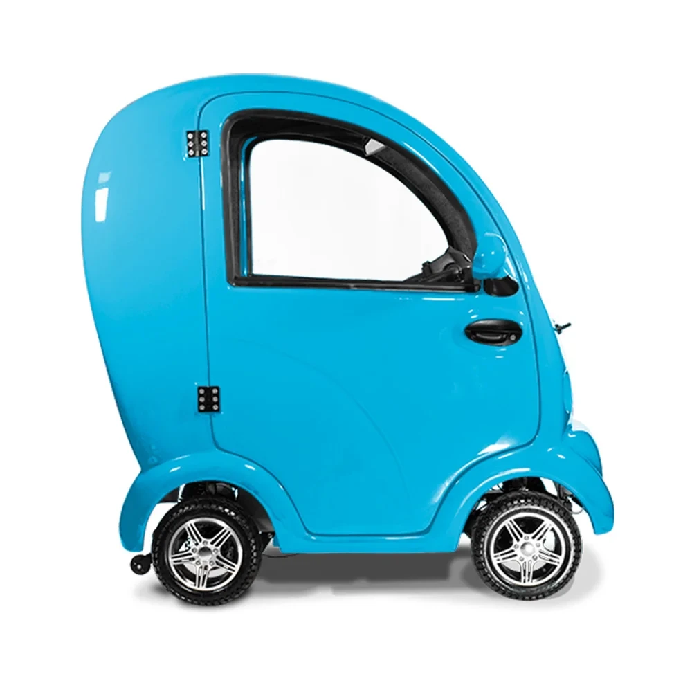 Scooterpac Cabin Car Mk2 Mobility Scooter Ice Blue Side Right