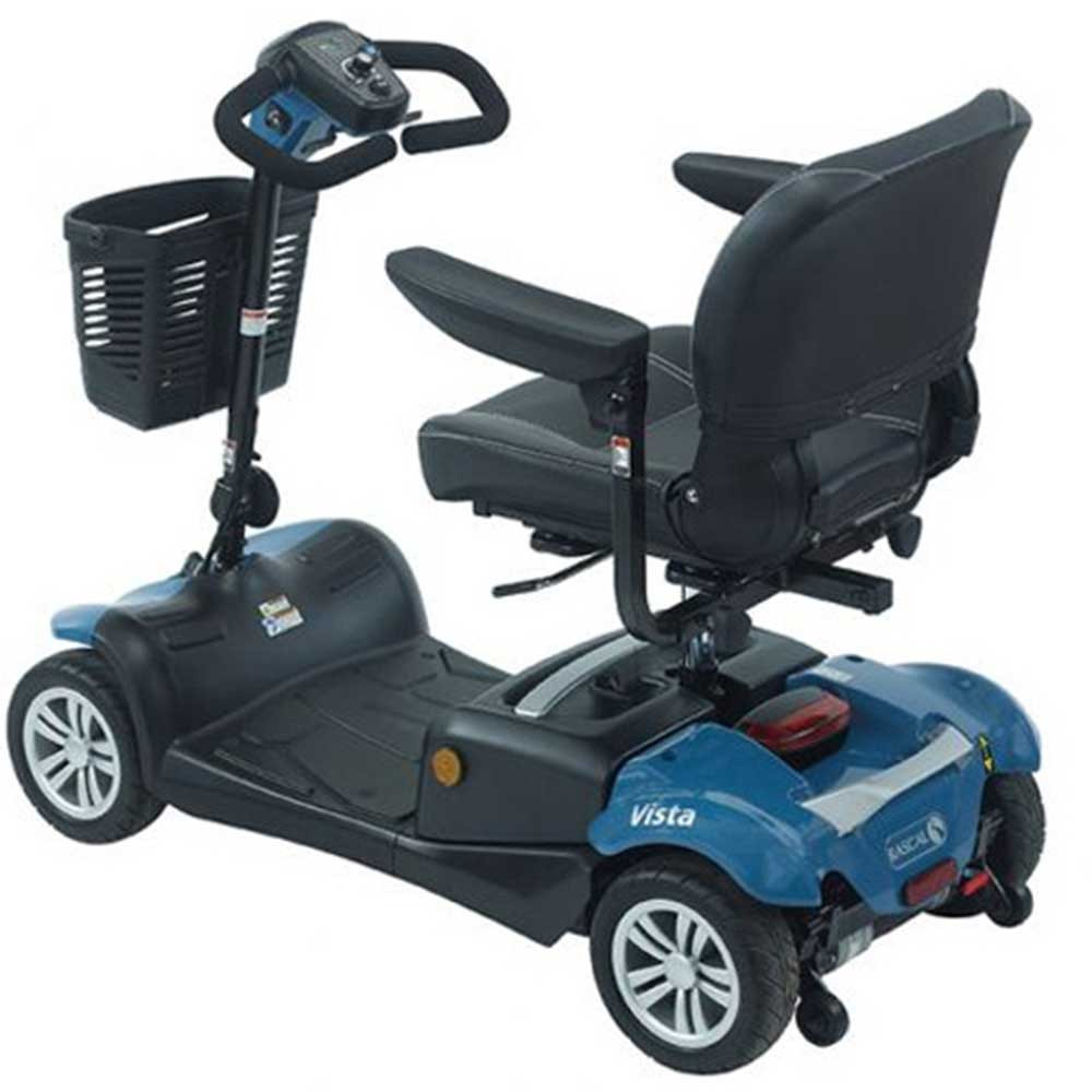 Electric Mobility Mid Size Mobility Scooters Rascal Vista in Blue Rear