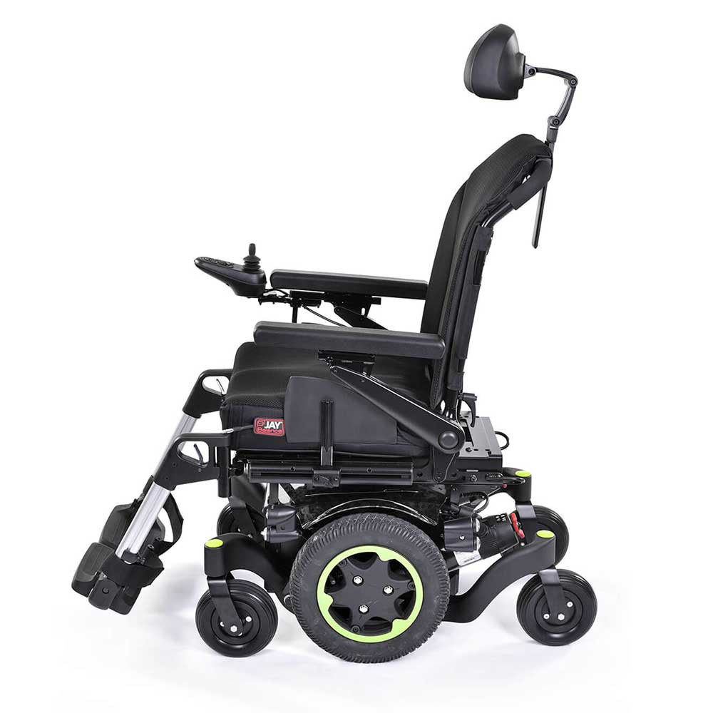 Quickie Q300 M Mini Side View Mid Wheel Powerchair