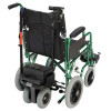 S Drive Powerstroll Power Pack Attached to a wheelchair