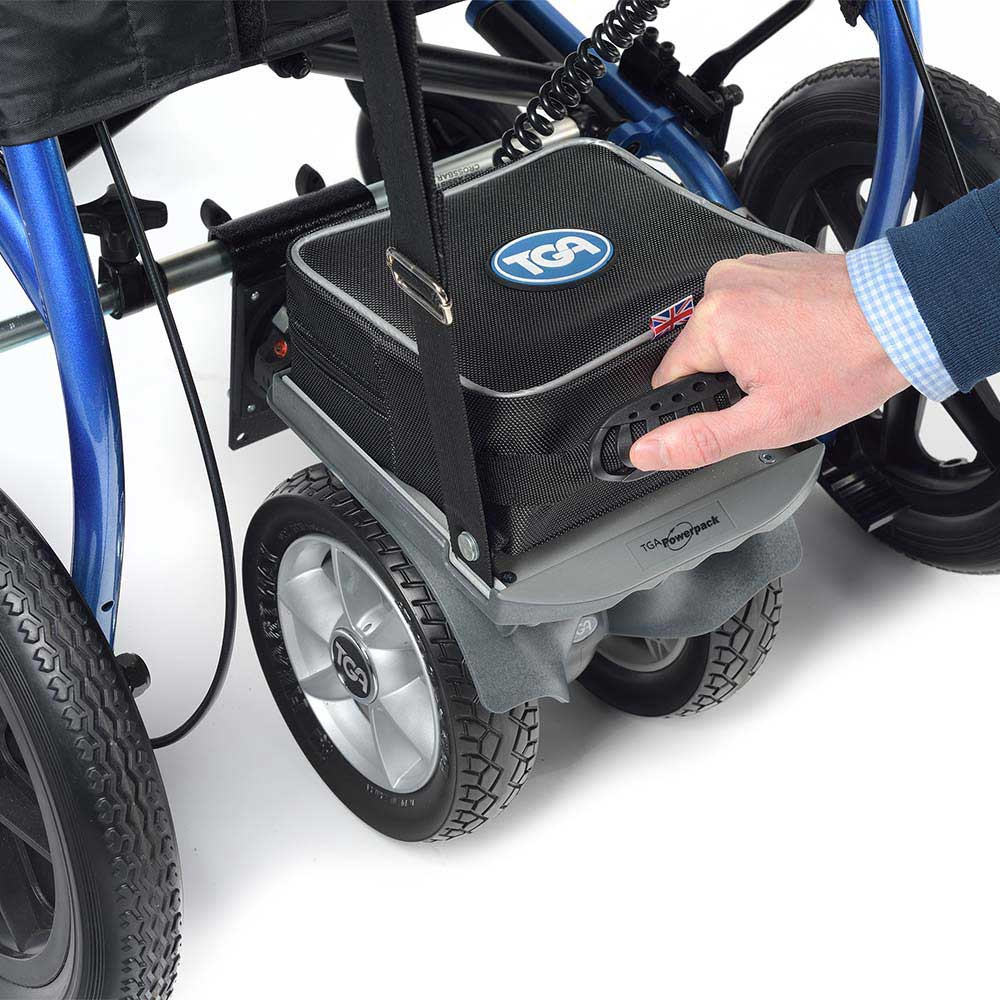 Easily removable battery pack Wheelchair Powerpack