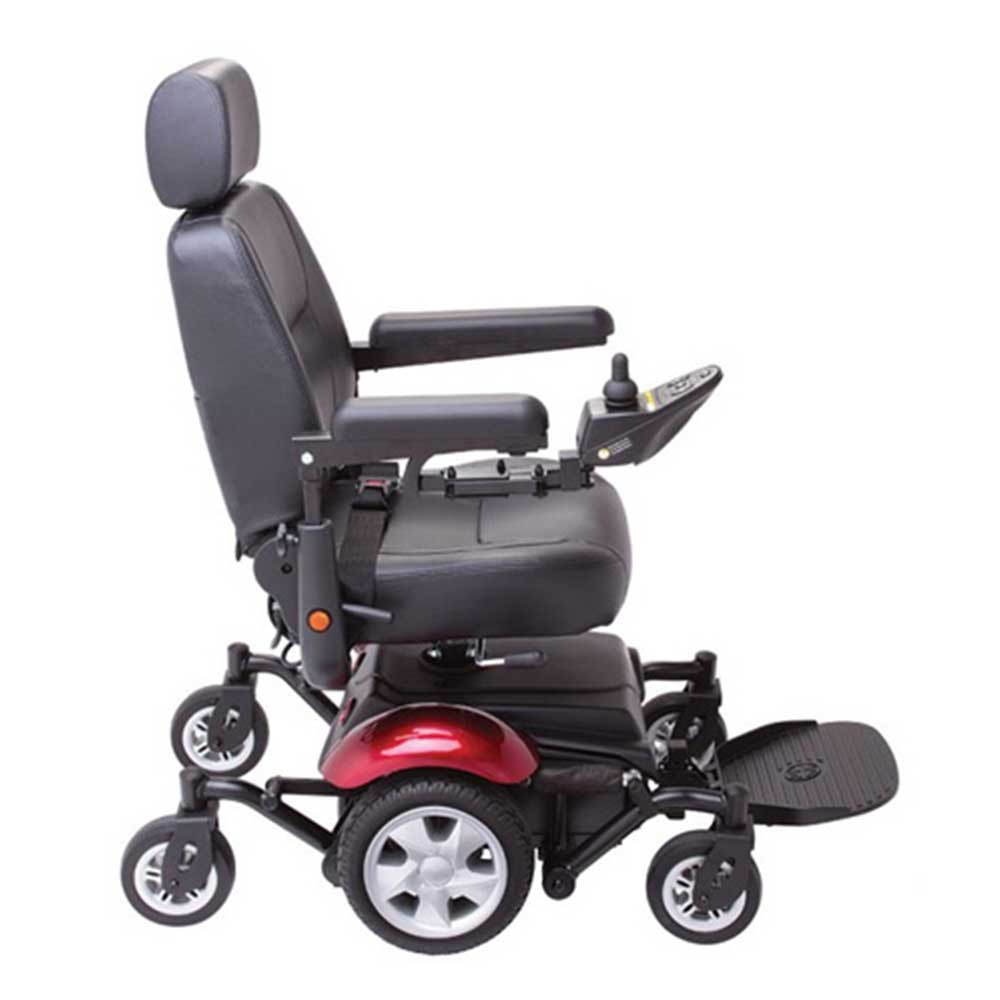 Rascal P327 Mini Red Side 4mph Powerchair