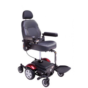 Rascal P327 Mini Seat Lift Powerchair Red