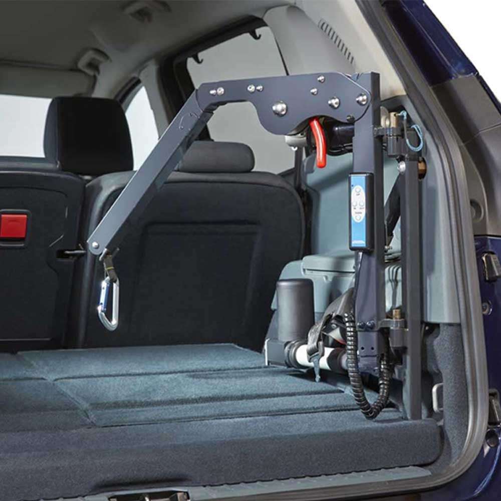 Autochair Car Boot Hoist Smart Lifter LM Fixed Inside a Car Boot