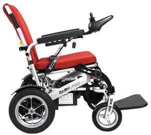 Dash E-Fold Lightweight Foldable Powerchair Power Drive Feature