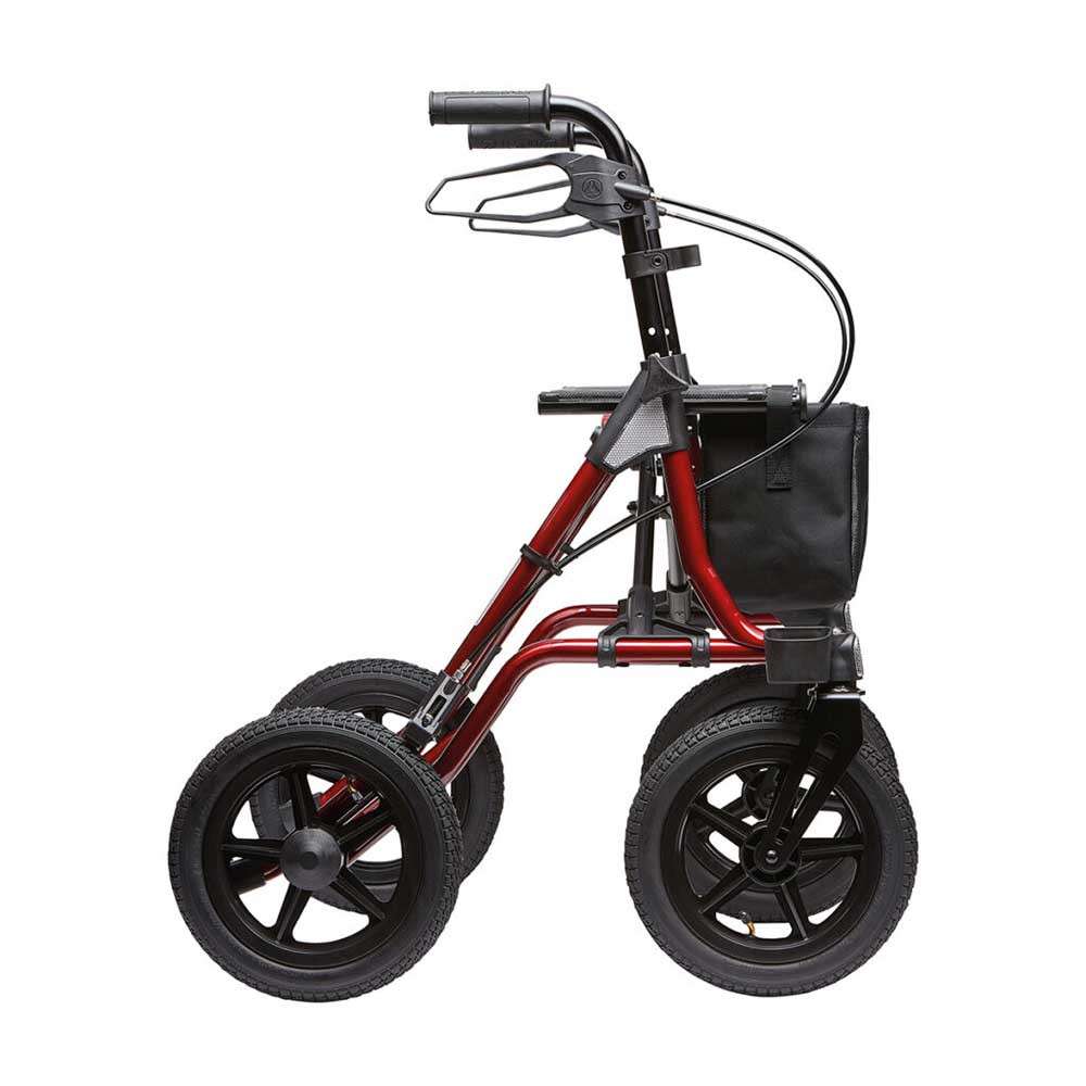 Dietz TAiMA XC Lightweight Rollator With Pneumatic Tires Side View