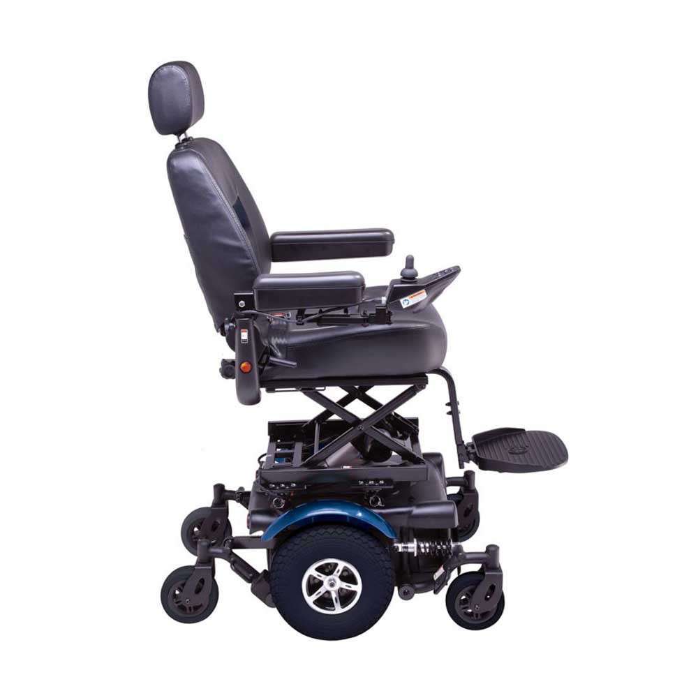 Electric Mobility Rascal Rivco Heavy Duty Powerchair in Blue Side