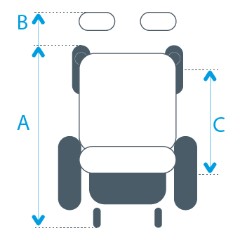 Dietz Powerchair Icons Rear Wheel Drive