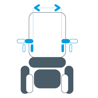 Dietz Powerchair Icons Seat Width