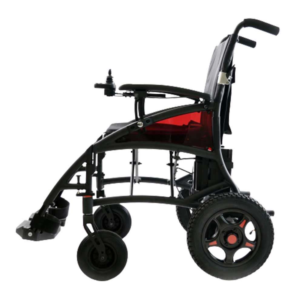 R Healthcare Dash Dashi Eco Folding Lightweight Powerchair Side