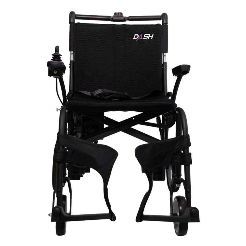 R Healthcare Dash Dashi MG Ultra Lightweight Folding Powerchair Front