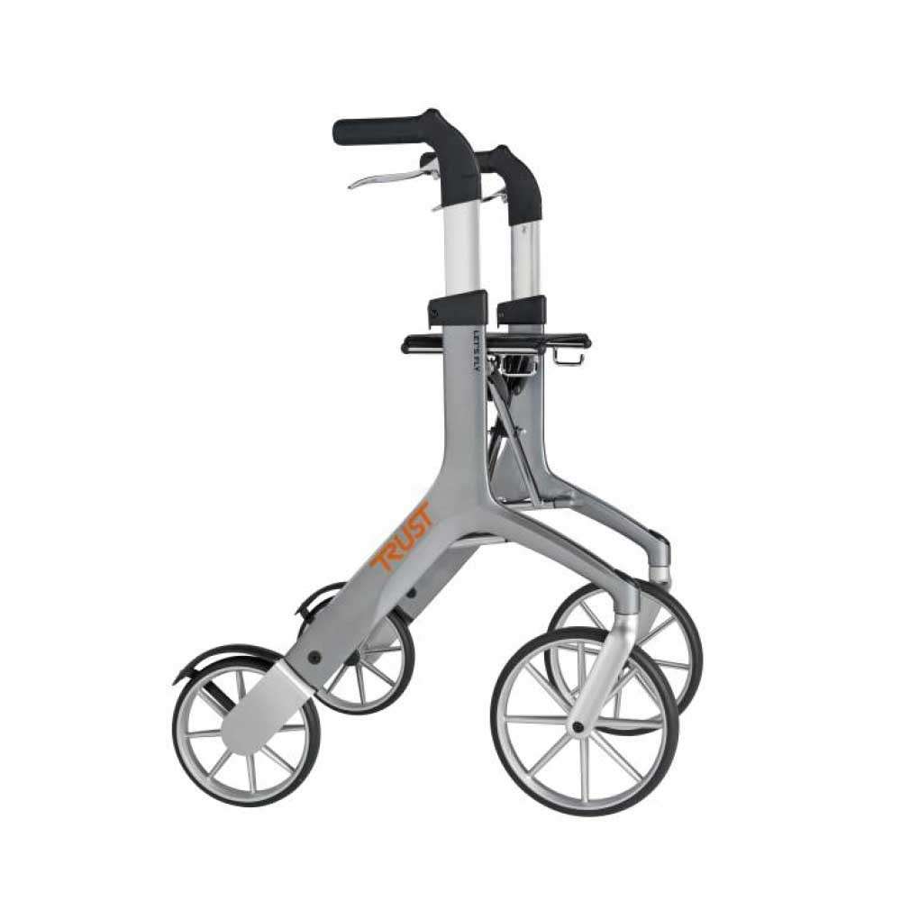 Trust Care Lets Fly Rollator Graphite Grey