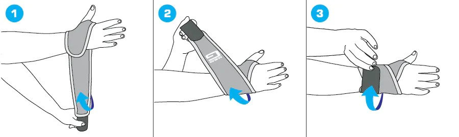 How to put on the Neo G Wrist Support