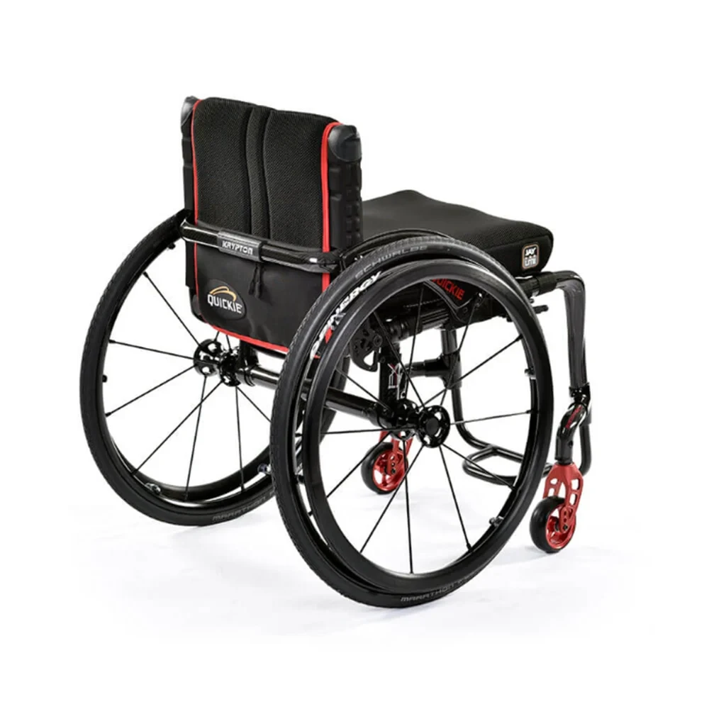 Quickie Krypton F Wheelchair Red Back Right