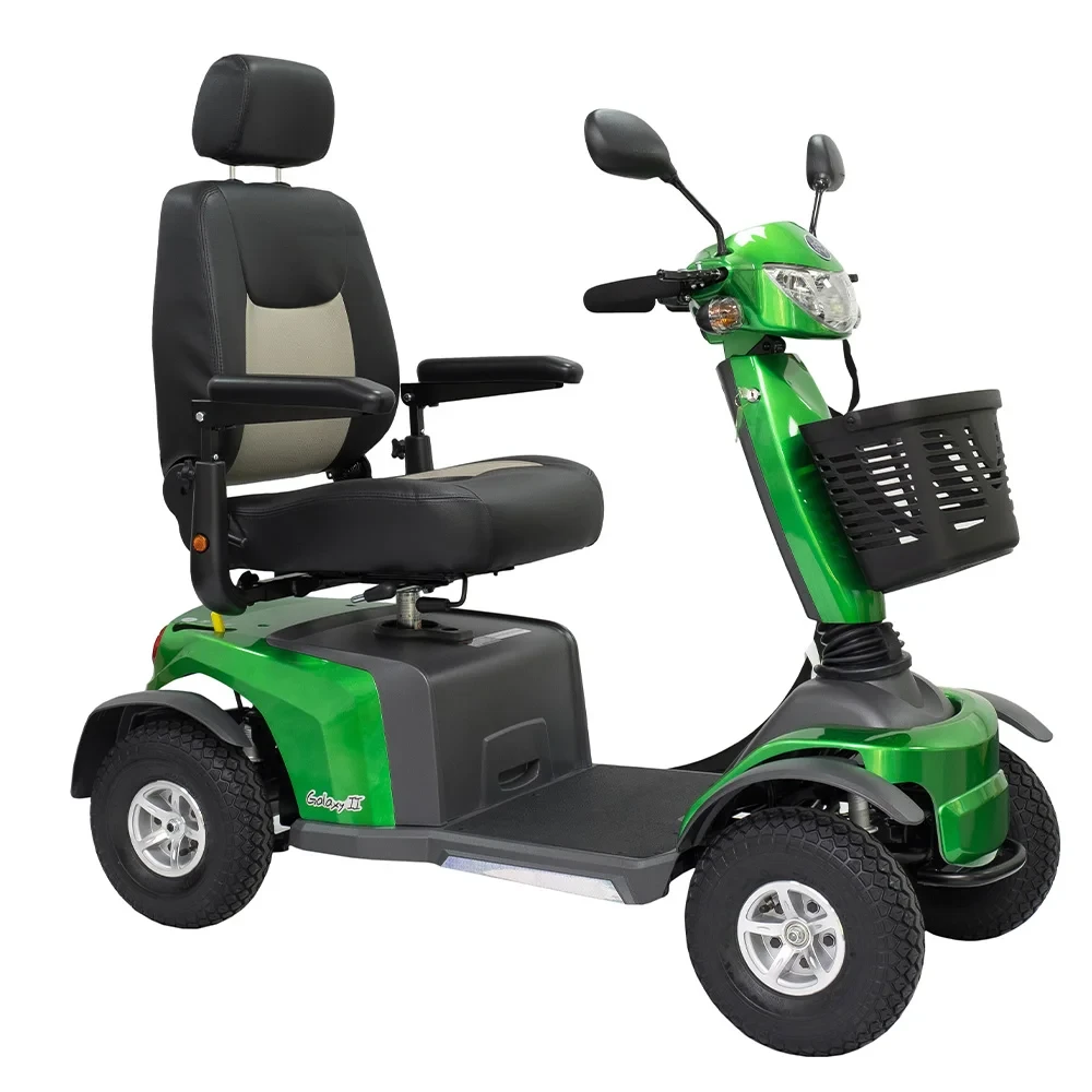 VanOs Medical Excel Galaxy II Mobility Scooter Emerald Green