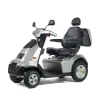 TGA Breeze S4 Mobility Scooter in Bright Silver Metallic