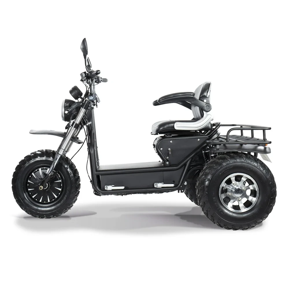 Scooterpac Invader Off Road Mobility Scooter in Black Side Left