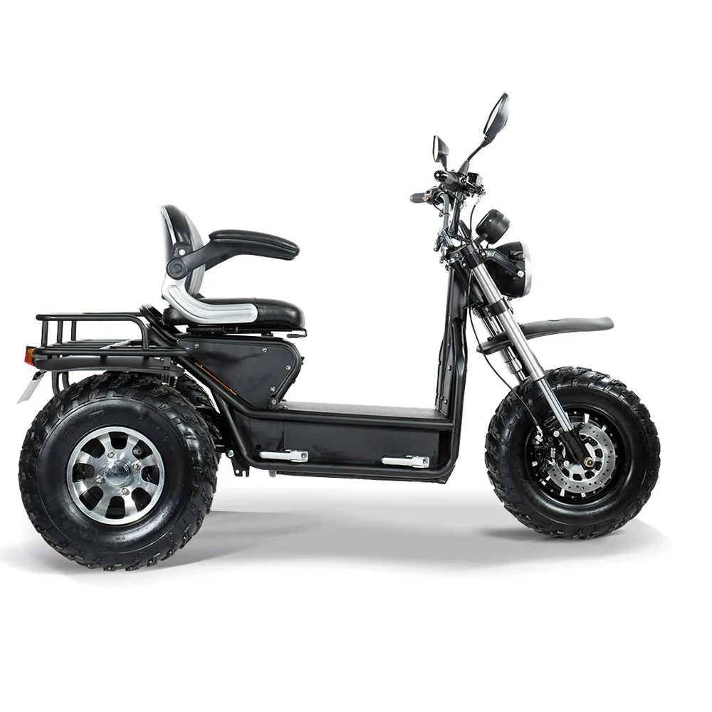 Scooterpac Invader Off Road Mobility Scooter in Black Side Right