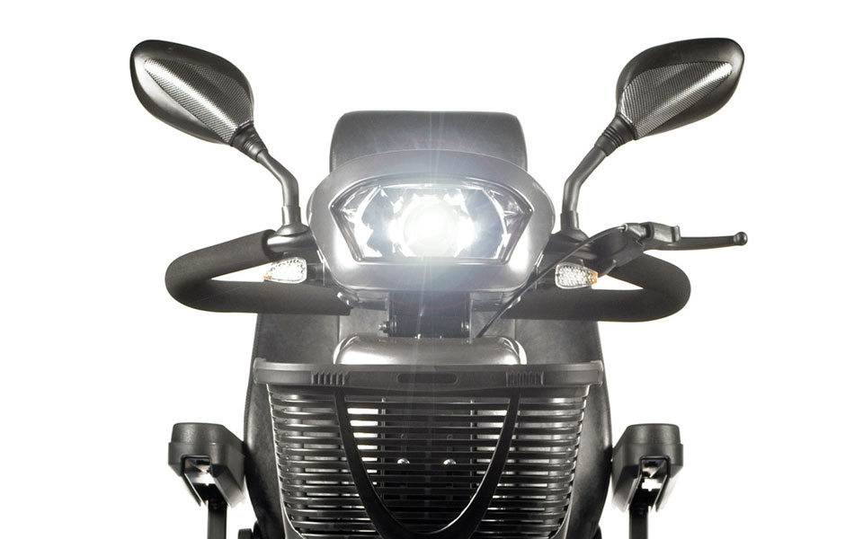 Sunrise Medical Sterling S425 Road Legal Mobility Scooter that comes with LED lights as standard 