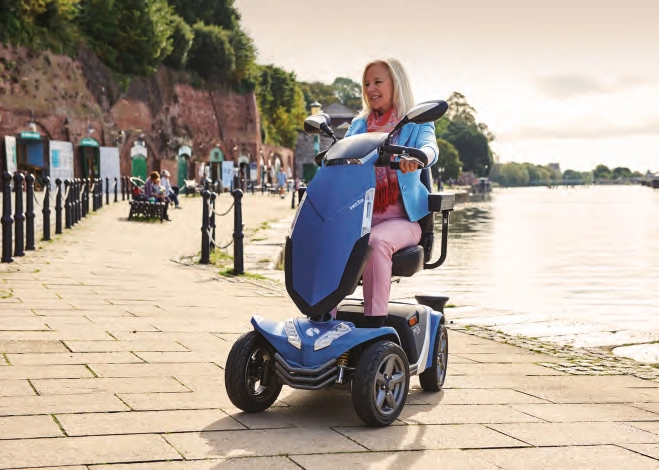 Electric Mobility Rascal Vecta Sport Mobility Scooter Manoeuvrability