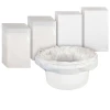 Commode Liners with Absorbent Pads