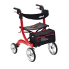 Drive DeVilbiss Nitro 4 Wheel Rollator Mini Red