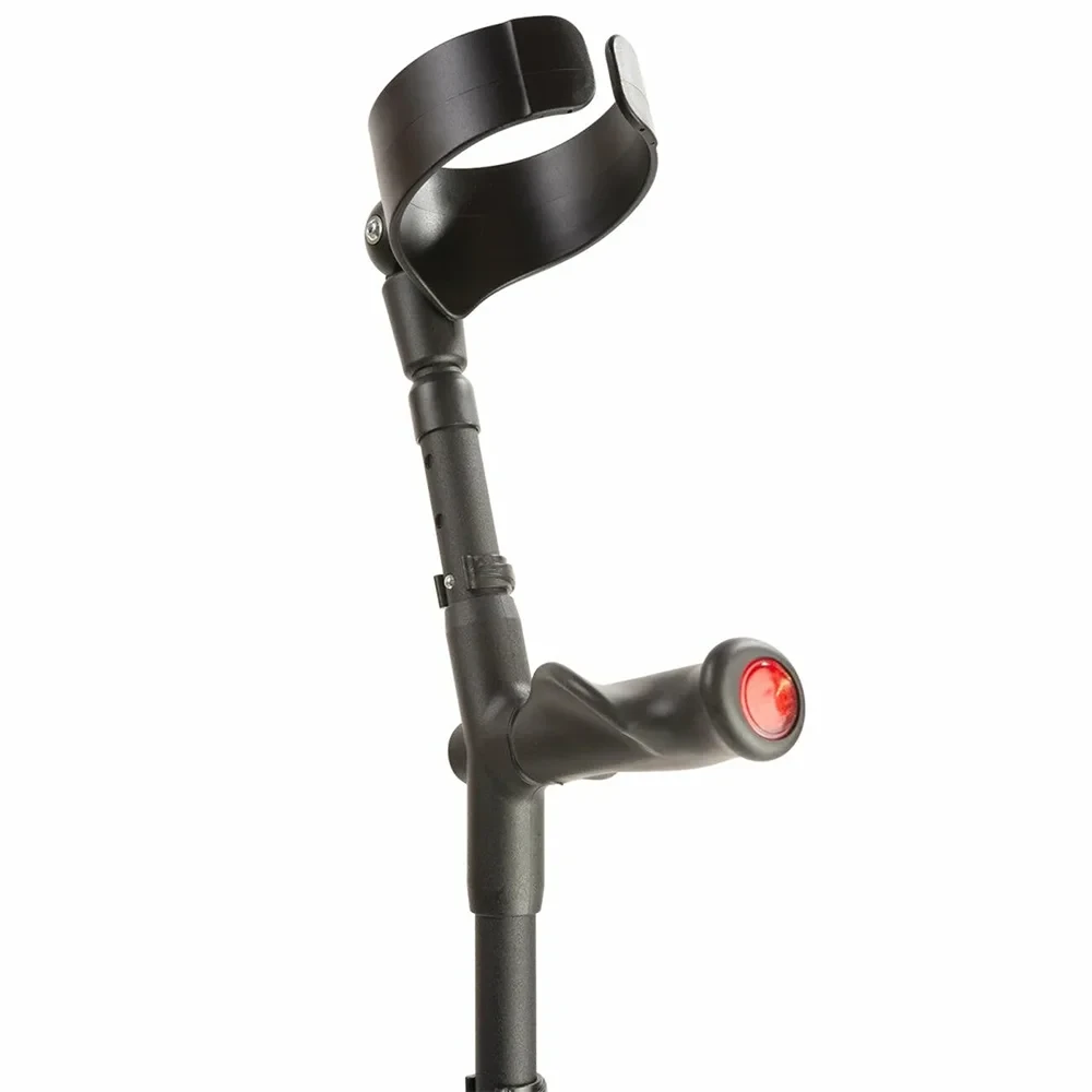 Flexyfoot Comfort Grip Double Adjustable Crutches Left