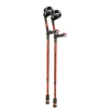 Flexyfoot Comfort Grip Double Adjustable Crutches Red