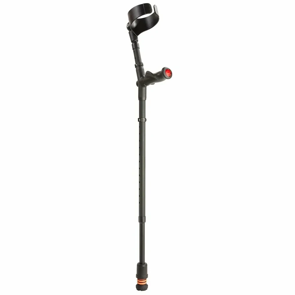 Flexyfoot Comfort Grip Double Adjustable Crutches Single