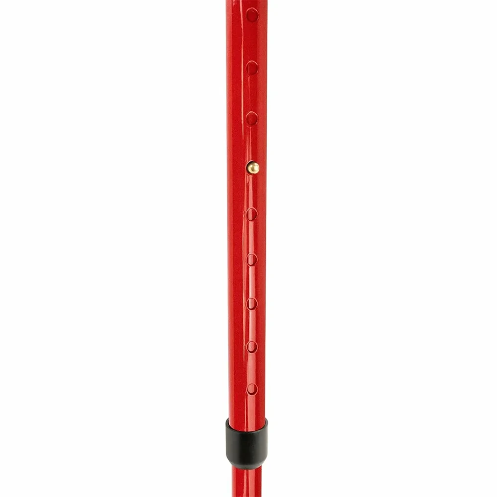 Flexyfoot Comfort Grip Open Cuff Crutches Pair Red Adjustable