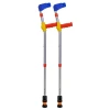 Flexyfoot Shock Absorbing Kids Crutches Red Handle Pair