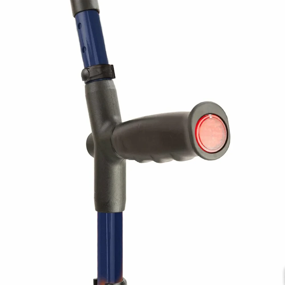 Flexyfoot Soft Grip Double Adjustable Crutches Blue Soft Grip