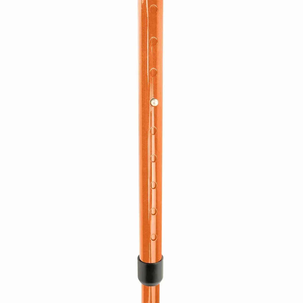 Flexyfoot Soft Grip Open Cuff Crutches Orange Adjustable