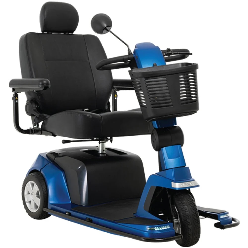 Pride Mobility Maxima Heavy Duty Mobility Scooter 3 Wheel in Blue