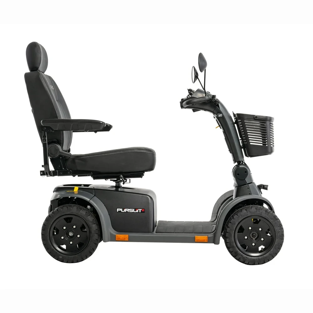 Pride Mobility Pursuit 2.0 Mobility Scooter Grey Right