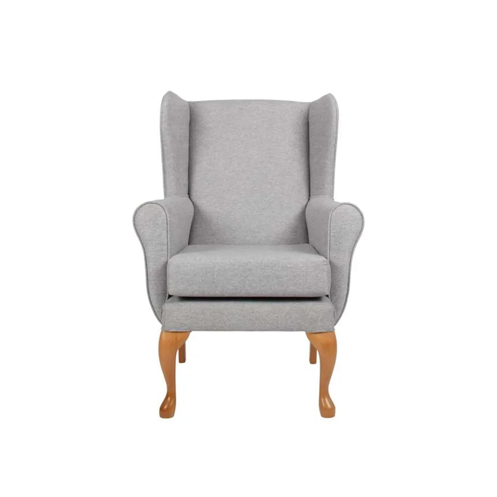 Stone Queen Anne Fireside Chair FSC009STO