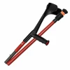 Flexyfoot Carbon Fibre Folding Crutches Red Folded