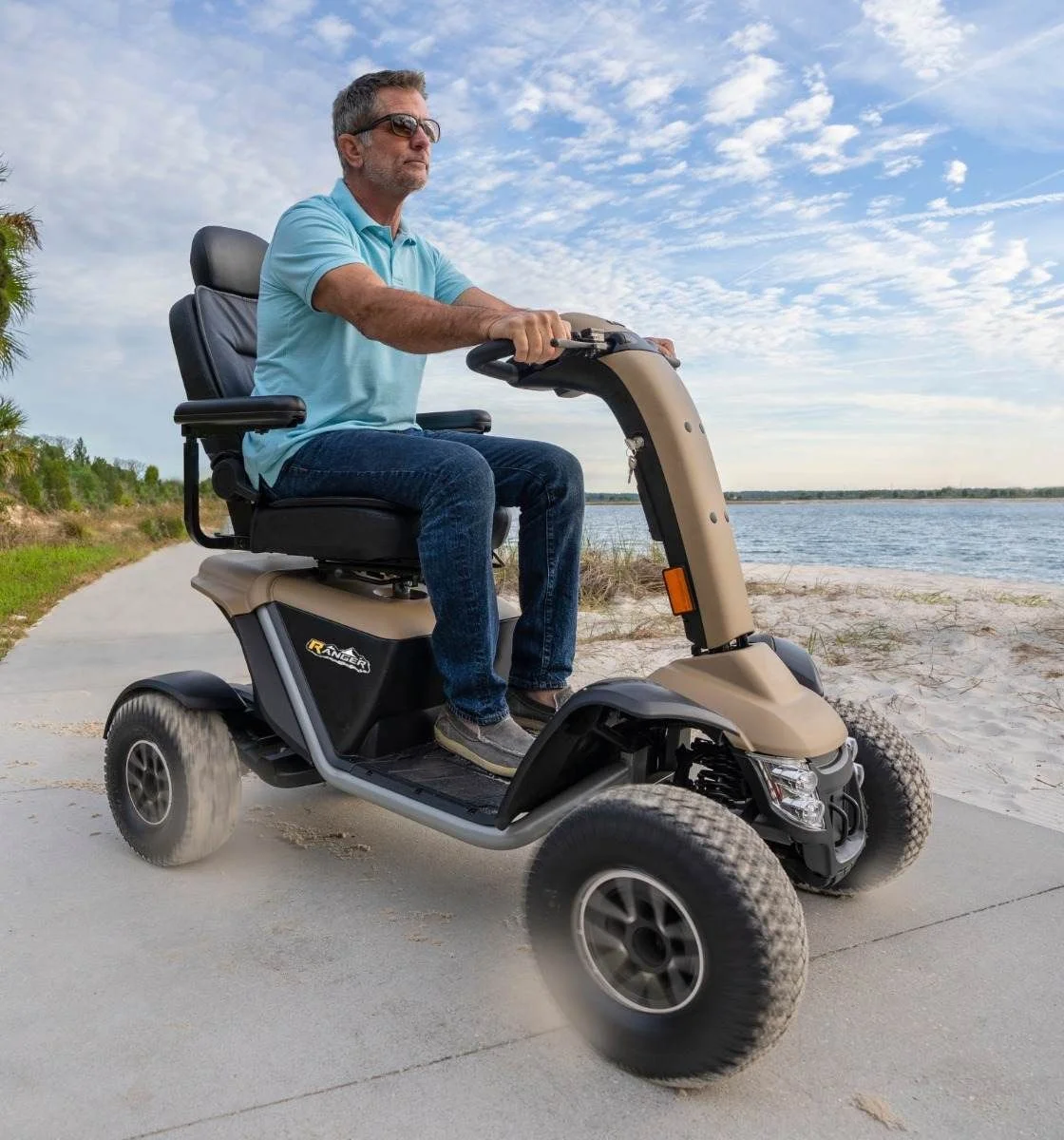 Pride Ranger Outdoor Mobility Scooter Desert Sand Off Road