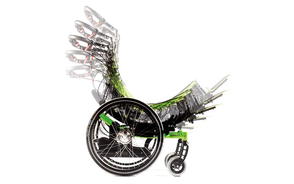 Zippie RS Tilt in Space Wheelchair Patented Rotation-In-Space Wheelchair Technology