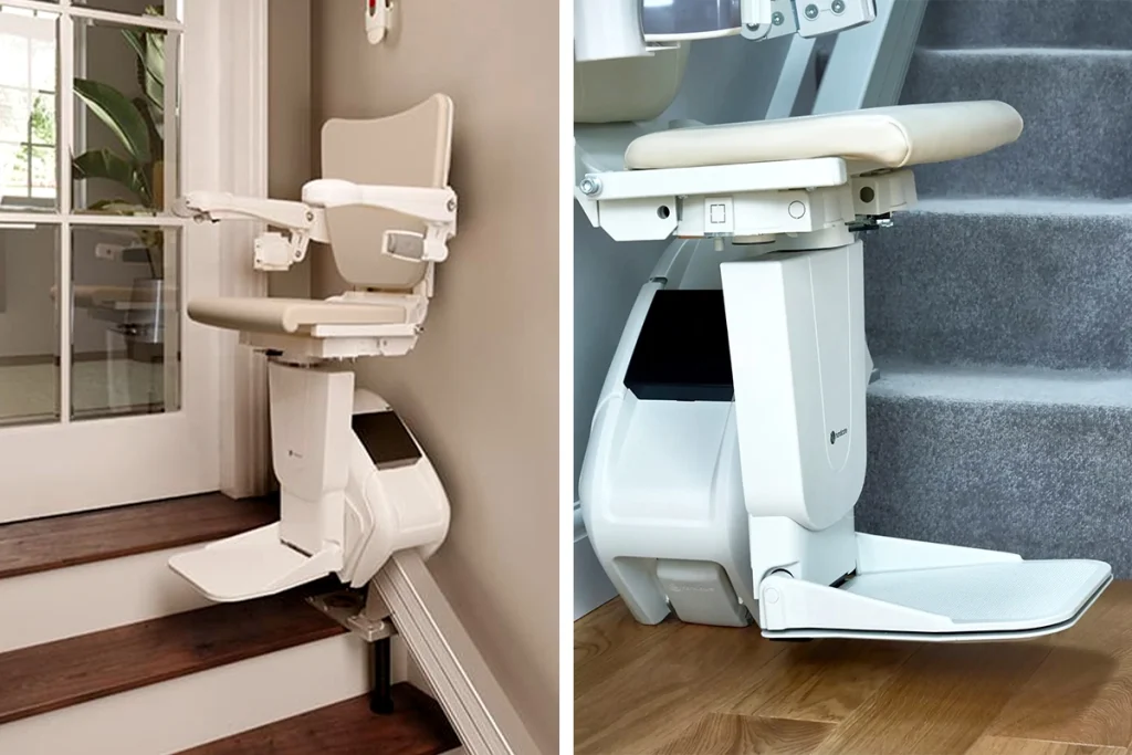 Zero Intrusion Stairlift and Footplate