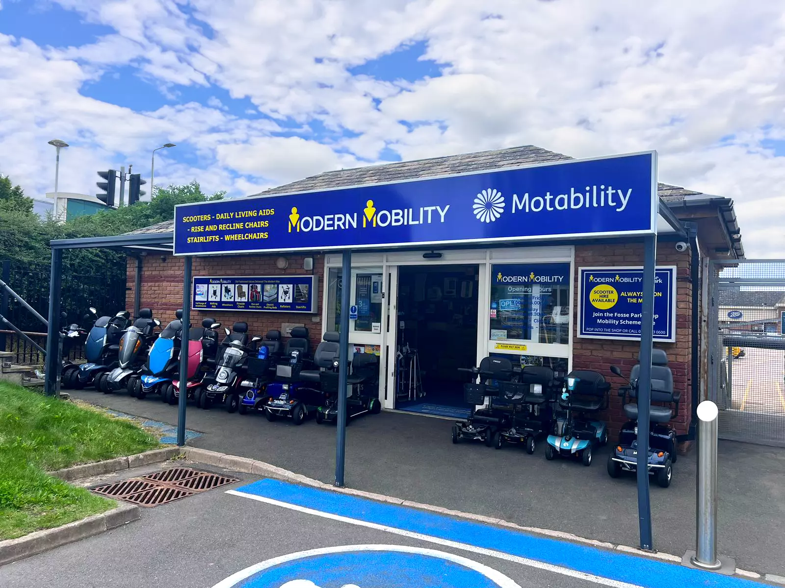 Modern Mobility Leicester Store Located on Fosse Park Shopping Centre