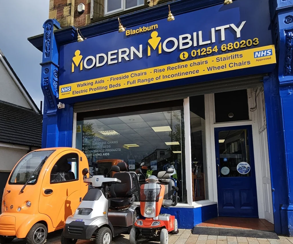 Modern Mobility Blackburn Shop Front