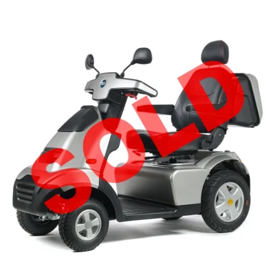 TGA Breeze S4 Mobility Scooter in Bright Silver Metallic Sold