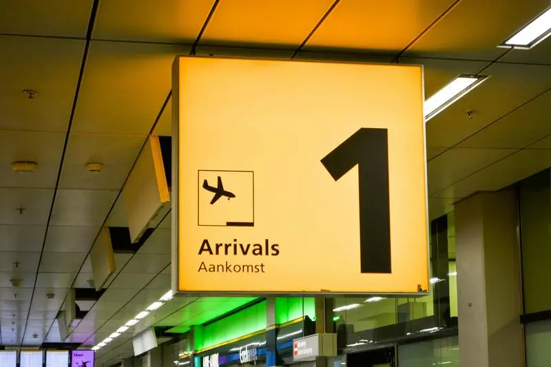 Airport signage