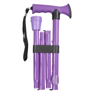 Gel Handled Folding Walking Stick