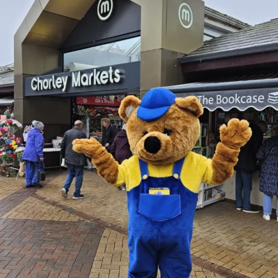 Monty at Chorley Markets, Grand Opening 2024